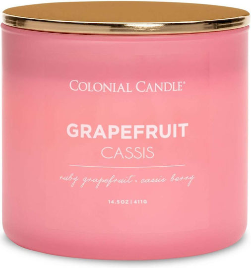 Κερί Αρωματικό 3 Φυτίλια Γυάλινο Δοχείο Grapefruit Cassis 411 Γραμ Pop Color Κερί Αρωματικό 3 Φυτίλια Γυάλινο Δοχείο Grapefruit Cassis 411 Γραμ Pop Color
