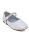 Kinder Pumps & Ballerinas mit Bügel- und Schleifenverschluss Weiße