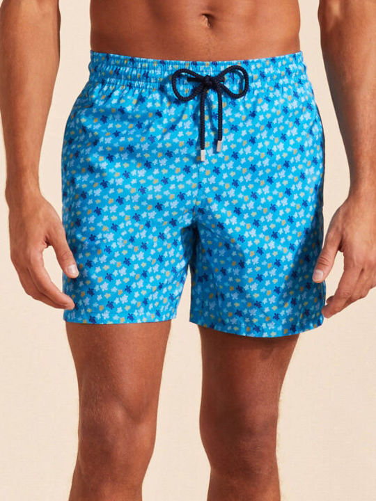 Vilebrequin Herren Badebekleidung Shorts Hawaii Blue