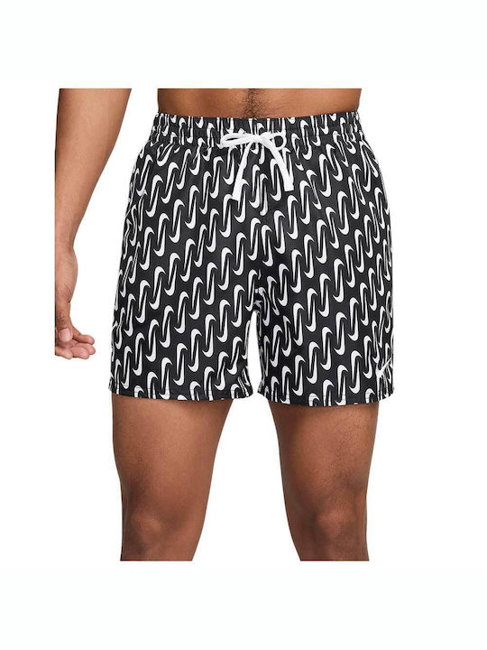 Nike Men's Swimwear Shorts Black with Patterns