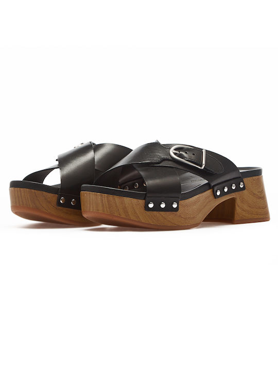 Clarks Piele Sandale dama in Culorea Negru