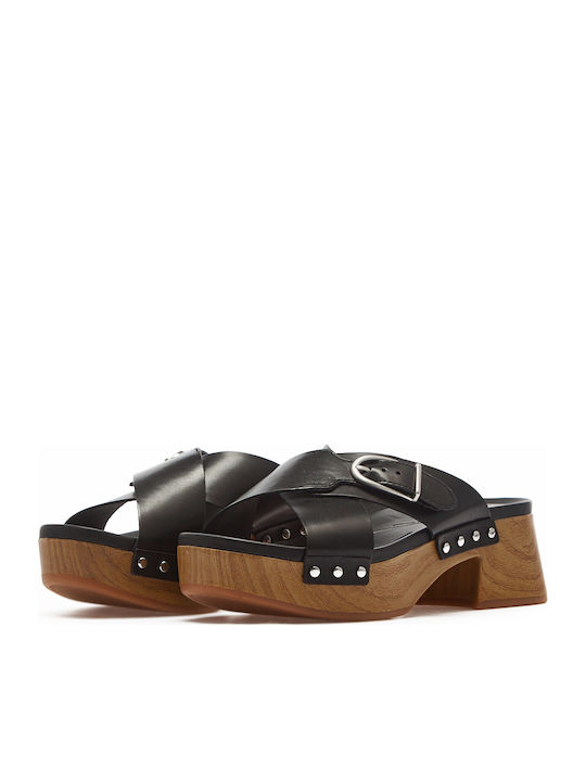 Sivanne Walk Leder Sandalen Schwarz