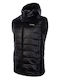 Ärmellos Jacke Schwarz