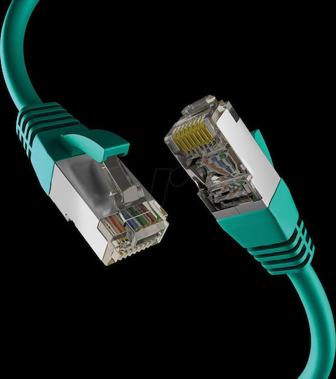 EFB S/FTP Cat.8.1 Καλώδιο Δικτύου Ethernet 0.5m Πράσινο