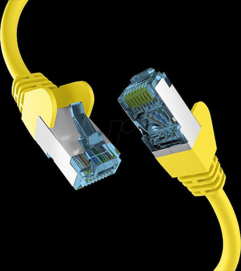 EFB U/UTP Cat.7 (10Gbps) Καλώδιο Δικτύου Ethernet 30m Κίτρινο