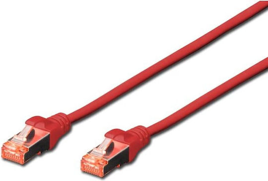 Digitus S/FTP Kat.6 Gigabit Netzwerkkabel Ethernet 2m Rotes