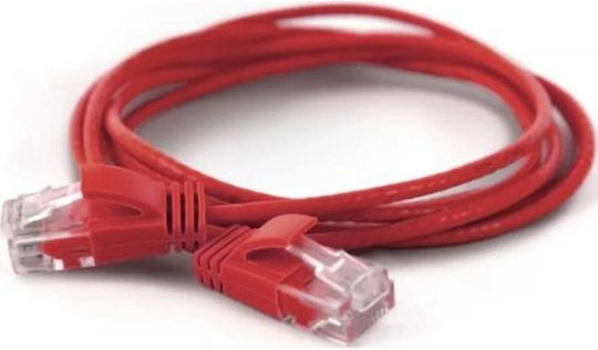 Wantec U/UTP Cat.6a Ethernet Network Cable 2m Red