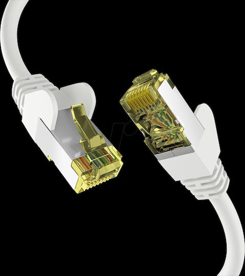 EFB S/FTP Cat.6a (Gigabit) Καλώδιο Δικτύου Ethernet 20m Λευκό
