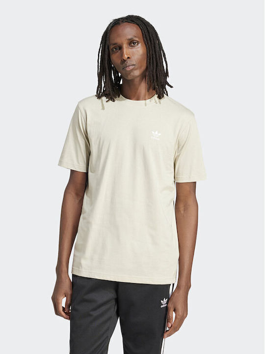 Adidas Trefoil T-shirt Bărbătesc cu Mânecă Scurtă beige
