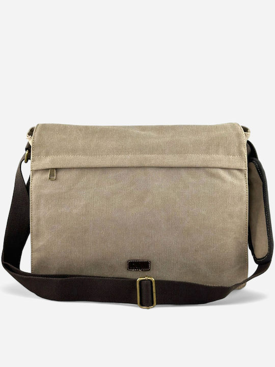RCM Messenger Geantă pentru laptop 15.6" în culoarea Bej 17312-057