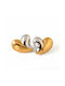 Heart Earrings Gold plated Steel