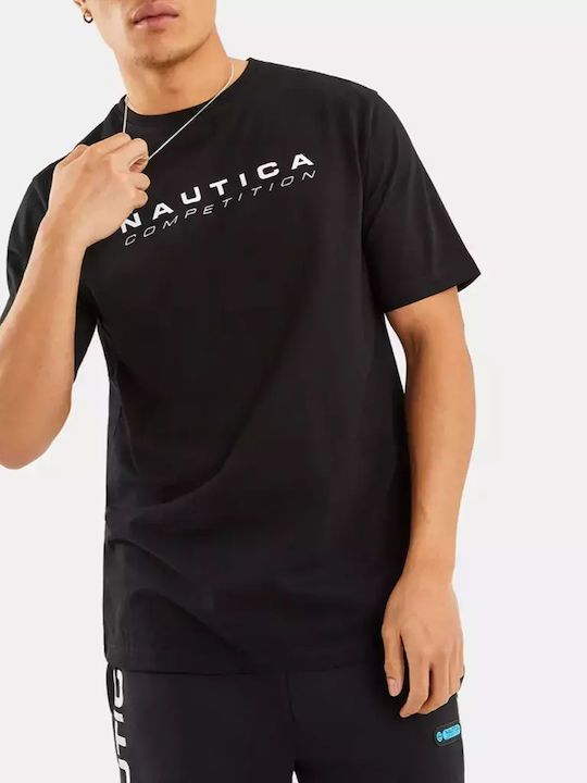 Nautica Ανδρικό T-shirt Κοντομάνικο Black