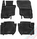 Rezaw Plast Set of Front and Rear Mats 4pcs for Mitsubishi Eclipse Cross 2021+ Black