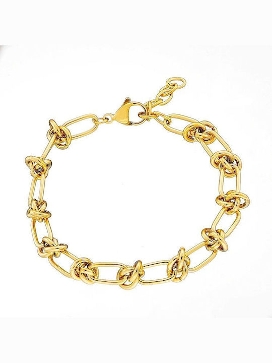 24k gold plated steel bracelet As26221