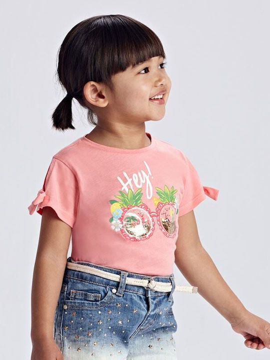 Mayoral Kids Blouse Short Sleeve Pink