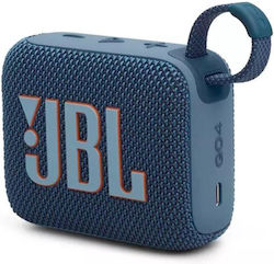 JBL Go 4 Αδιάβροχο Ηχείο Bluetooth 4.2W με Διάρκεια Μπαταρίας έως 7 ώρες Μπλε
