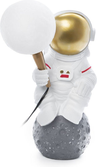 Dekorative Lampe Astronaut Weiß