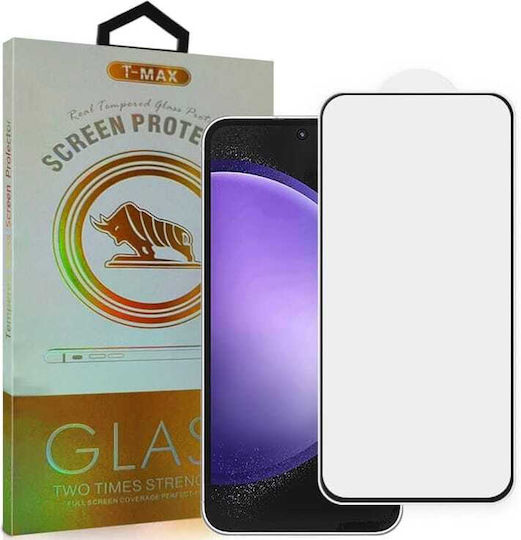 T-Max Fluid Despensing Anti-scratch Glass 3D 0.2mm Full Glue Full Face Tempered Glass Black (Galaxy S23 FE)