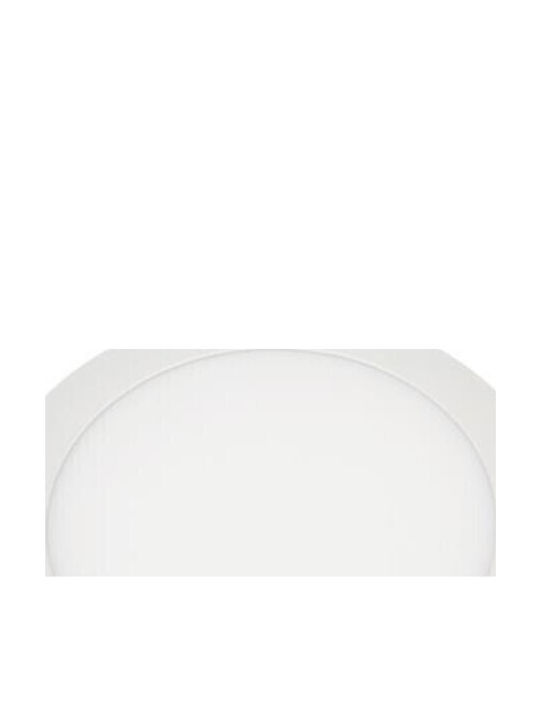 Eurolamp Στρογγυλό Χωνευτό LED Panel 20W με Ψυχρό Λευκό Φως 5000K 22.5εκ.