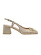 Fardoulis Leather Sand Heels