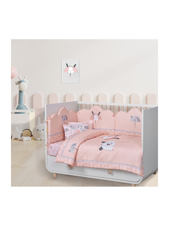 Das Home Pătură pentru bebeluși Microfibra Grey, White, Pink 110x150cm