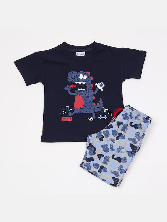 Trax Kinder Set mit Shorts Sommer 2Stück Blue