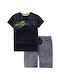 Reflex Kids Set with Shorts Summer 2pcs Black