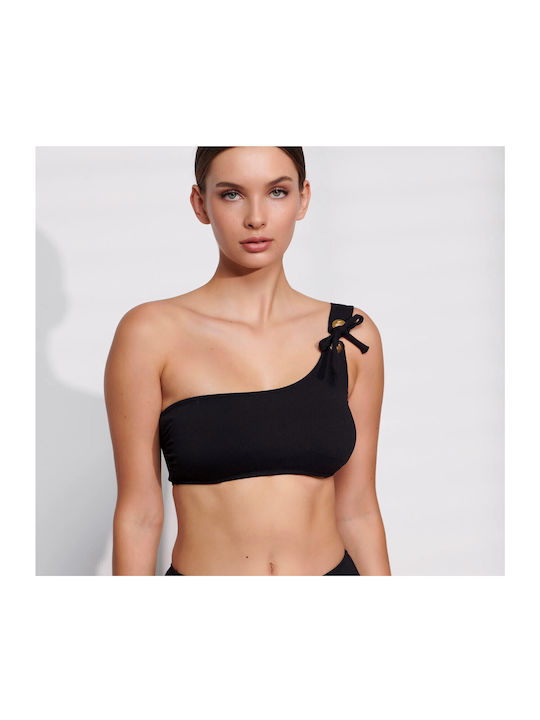 Bilitis One Shoulder Bikini Top black