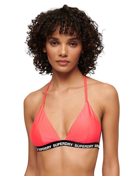 Superdry Triangle Bikini Top Pink
