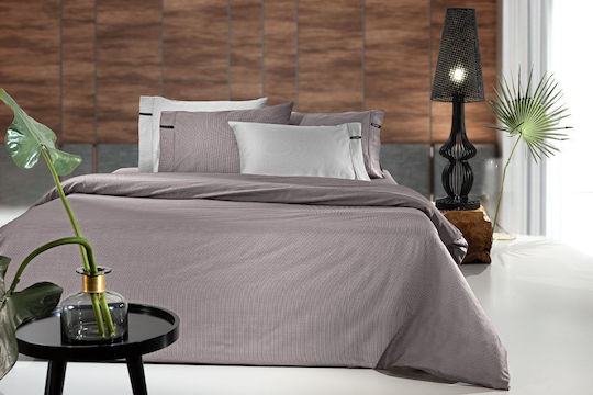 Guy Laroche Bettlaken Semi-Doppel 180x270cm. Minimal Melanze