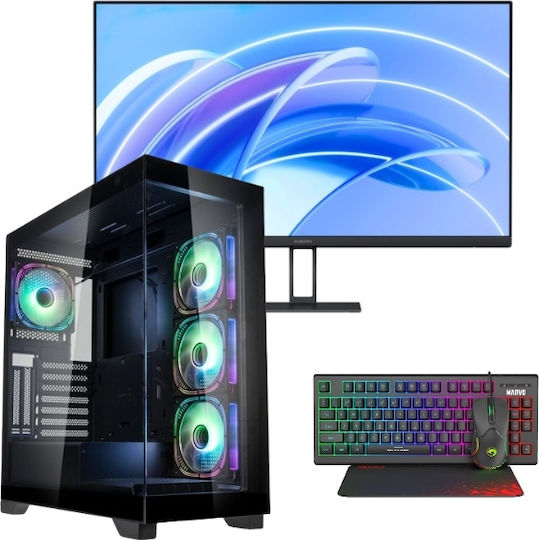 Vengeance Ragnarok V22 Gaming Desktop Computer Ryzen 5 5500 16GB DDR4 512GB SSD GeForce RTX 4060 No Operating System and Xiaomi A27i Monitor