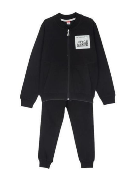 Joyce Kids Sweatpants Set black 2pcs