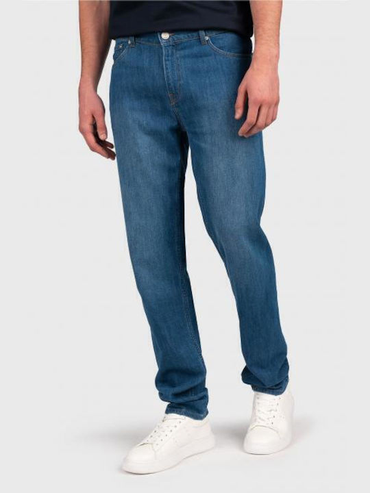 Trussardi 380 Icon Pantaloni de Bărbați din Jean Blue