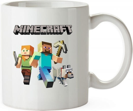 Minecraft Κούπα Κεραμική Πολύχρωμη 330ml 5947500001555