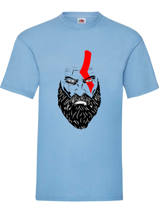 Fruit of the Loom God Of War Tricou Albastru Bu...
