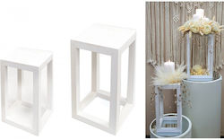 Flowering Wooden White Set/2