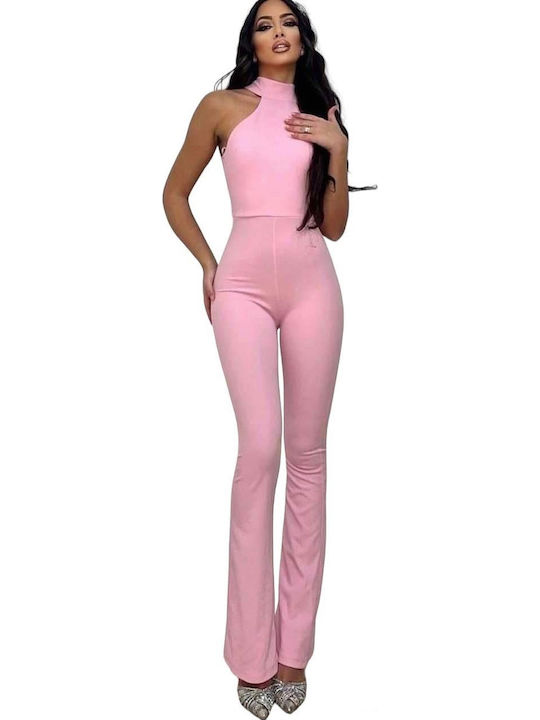 Damen Einteiler Anzug Rosa