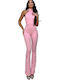 Damen Einteiler Anzug Rosa
