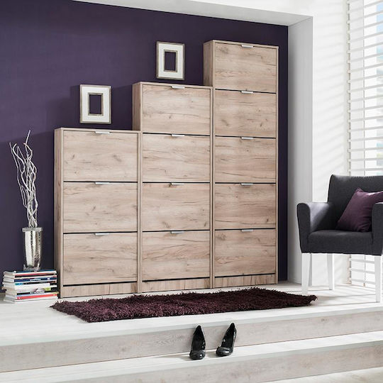 Holz Schuhschrank Base 13 58x18x119cm