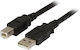 EFB USB 2.0 Cable USB-A male - USB-B male Μαύρο 3m K5255SW.3