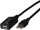 EFB USB 2.0 Cable USB-A male - USB-A female Μαύρο 5m K5263.5V3