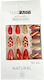 Nail Tips in Red Color 12pcs 21854