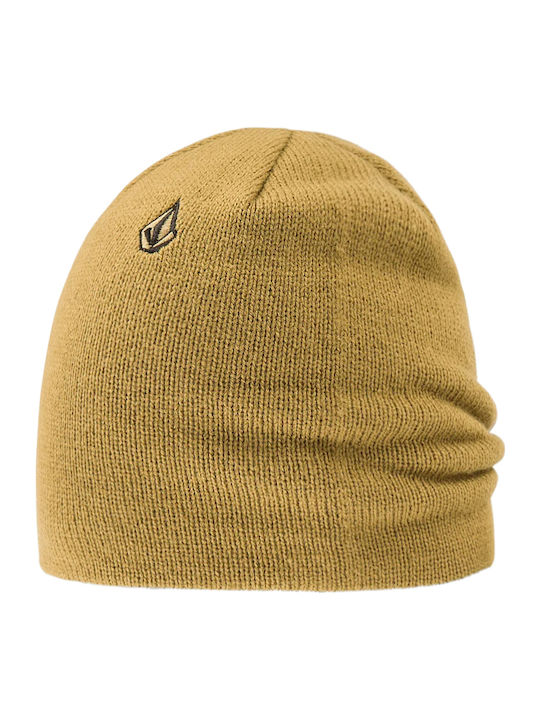 V.co Skull Beanie Ανδρικός Σκούφος Πλεκτός σε Χακί χρώμα