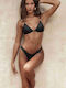 Set Bikini Triunghi Negru