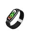 Forcell F-design FX5 Armband Schwarz (Smart Band 8 / Smart Band 9 / Smart Band 10)