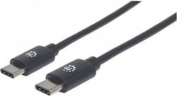 Manhattan USB 2.0 USB-C Male Cable - USB-C Length 0.5m (354868) Manhattan USB 2.0 USB-C Male Cable - USB-C Length 0.5m (354868)