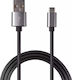 2GO USB 2.0 Cable USB-C male - USB-A Γκρι 1m 795812