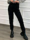 Women's Fabric Trousers Black