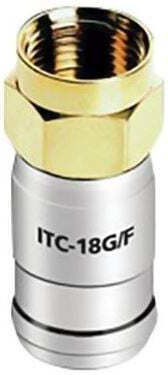 Audioquest Convertor Conector F masculin în Conector F feminin Aur 1buc (ITC-18G/F)