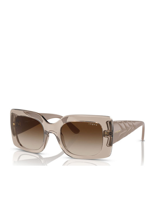 Vogue Women's Sunglasses with Beige Plastic Fra...